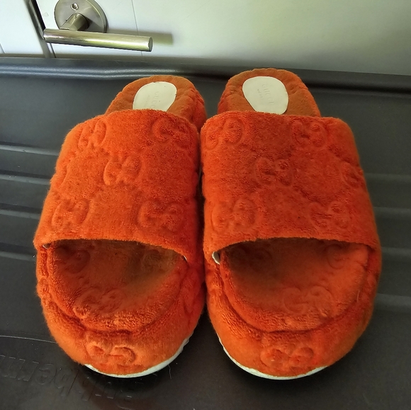 Gucci GG Sponge Slide Platform Sandals Size 39.5 - Picture 6 of 11